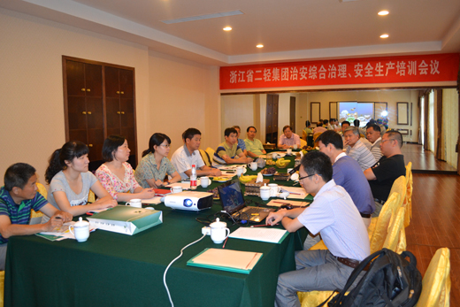 集團(tuán)公司舉辦治安綜合治理和安全生產(chǎn)培訓(xùn)會