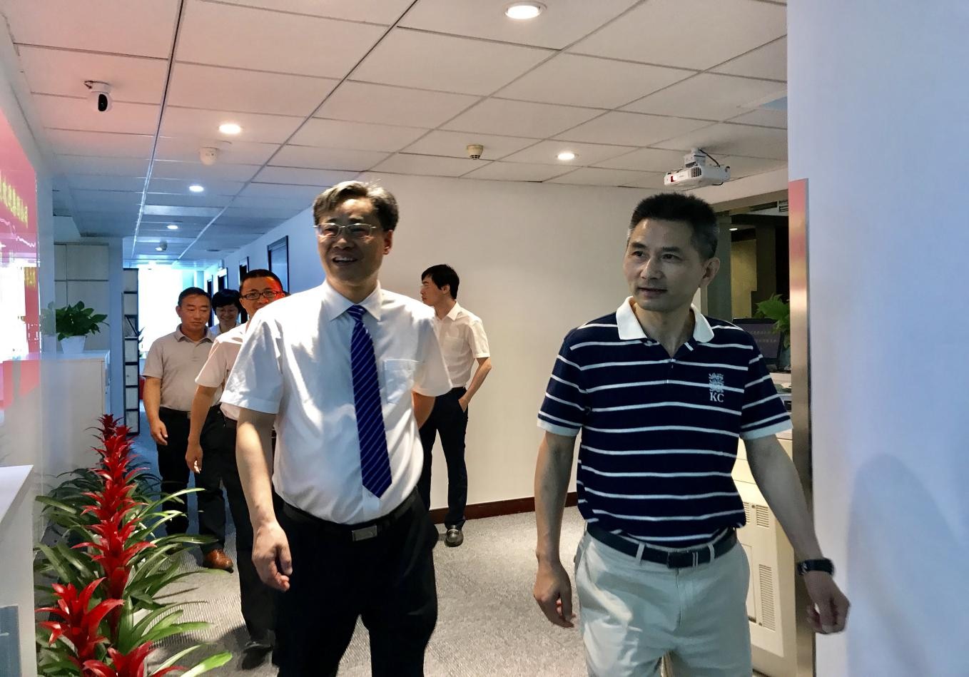 集團(tuán)公司副總經(jīng)理蔡玉林赴廣杰公司調(diào)研指導(dǎo)工作