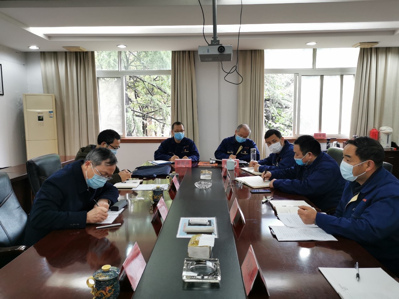 集團公司黨委書記、董事長虞岳明赴申達公司調研指導工作