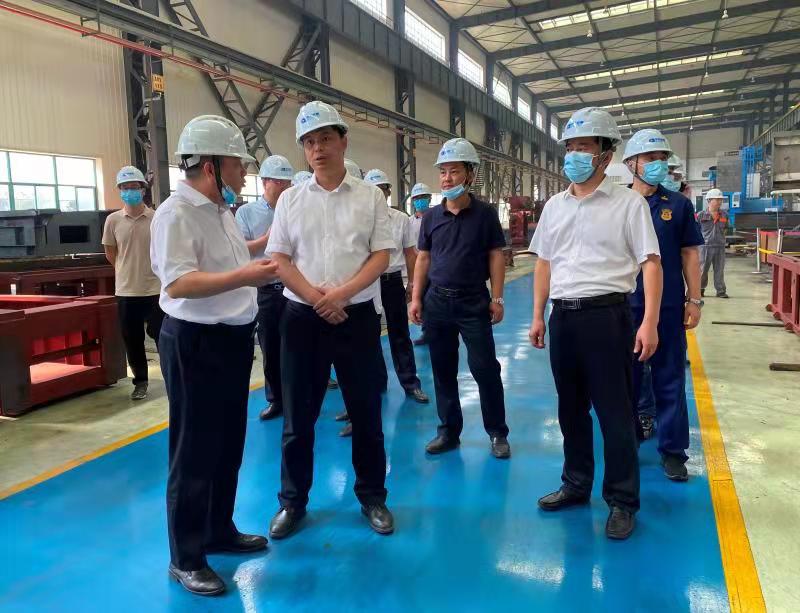 德清縣委書記敖煜新一行赴申達(dá)公司開展國慶節(jié)前安全生產(chǎn)大檢查