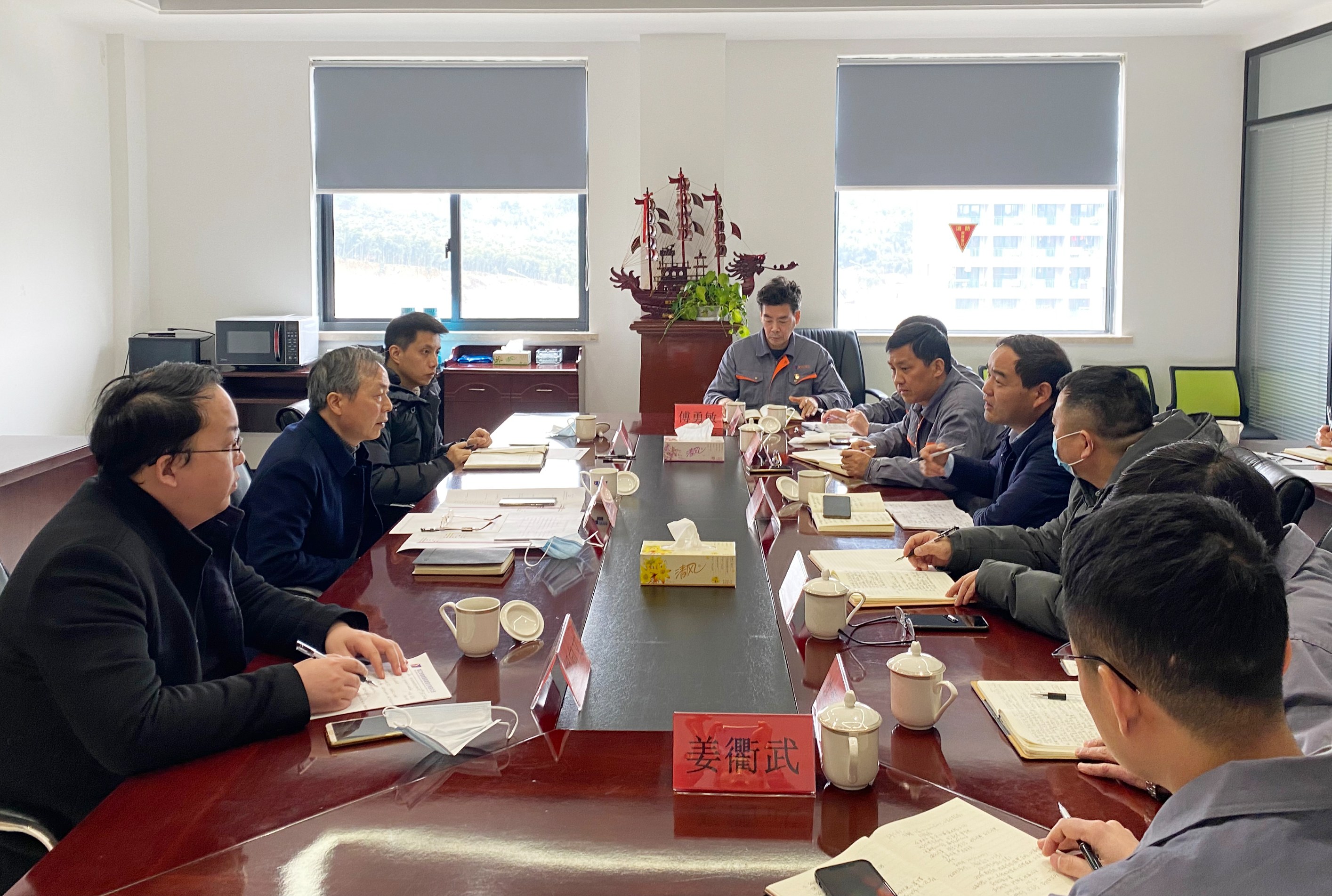 虞岳明強(qiáng)調(diào)：以釘釘子精神抓好工作落實(shí) 推動(dòng)申達(dá)機(jī)器公司高質(zhì)量發(fā)展